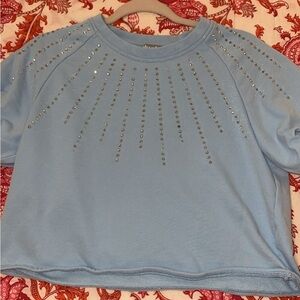 boutique blue gem top